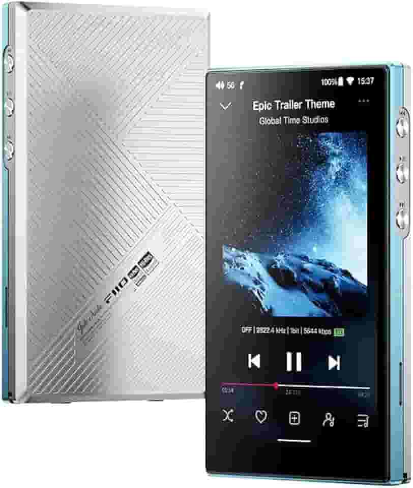 JadeAudio Leitor de música FiiO JM21 Android 13 de alta resolução com Snapdragon 680, Bluetooth WiFi USB DAC 12,5H Playtime (azul celeste)