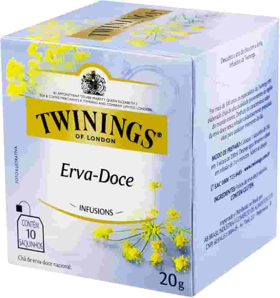 Twinings Chá De Erva Doce Nacional Com 10 Saquinhos