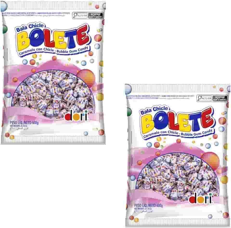 Kit 2 pacote de bala de chiclete com 500g cada