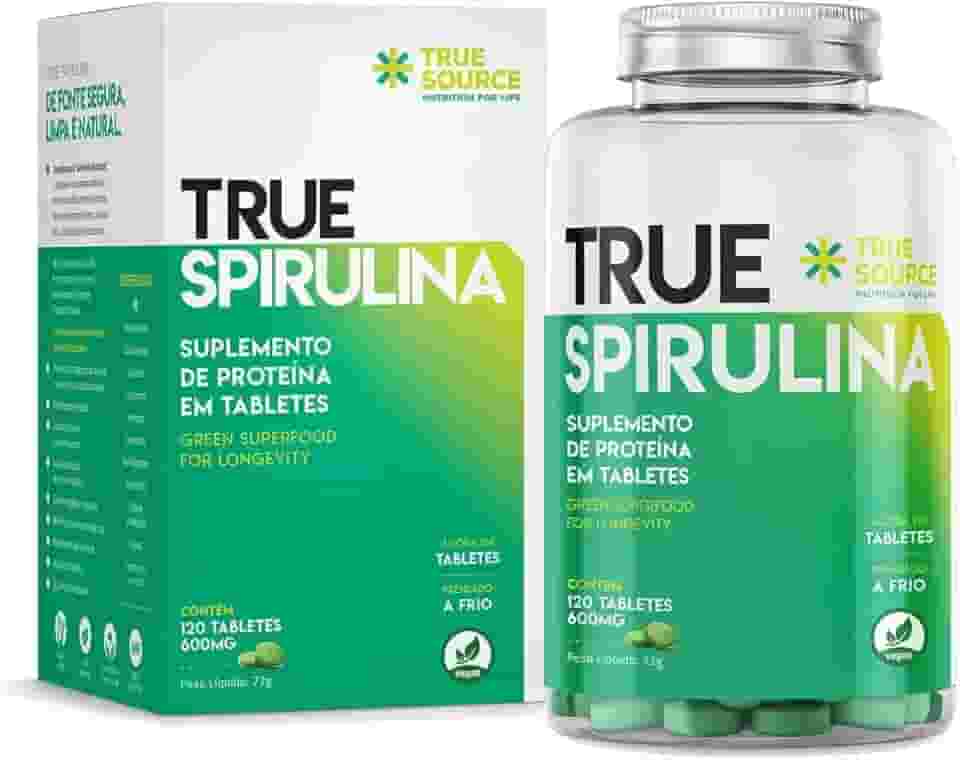 True Spirulina 600Mg - 120 Tabletes - True Source, True Source
