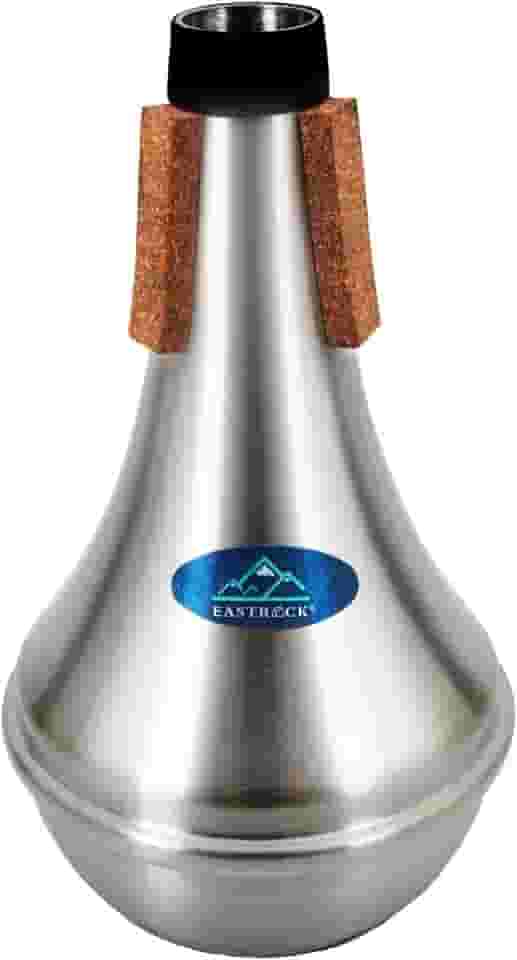 EASTROCK Trompete de alumínio leve para prática de inglês para iniciantes, estudantes acessórios de trompete