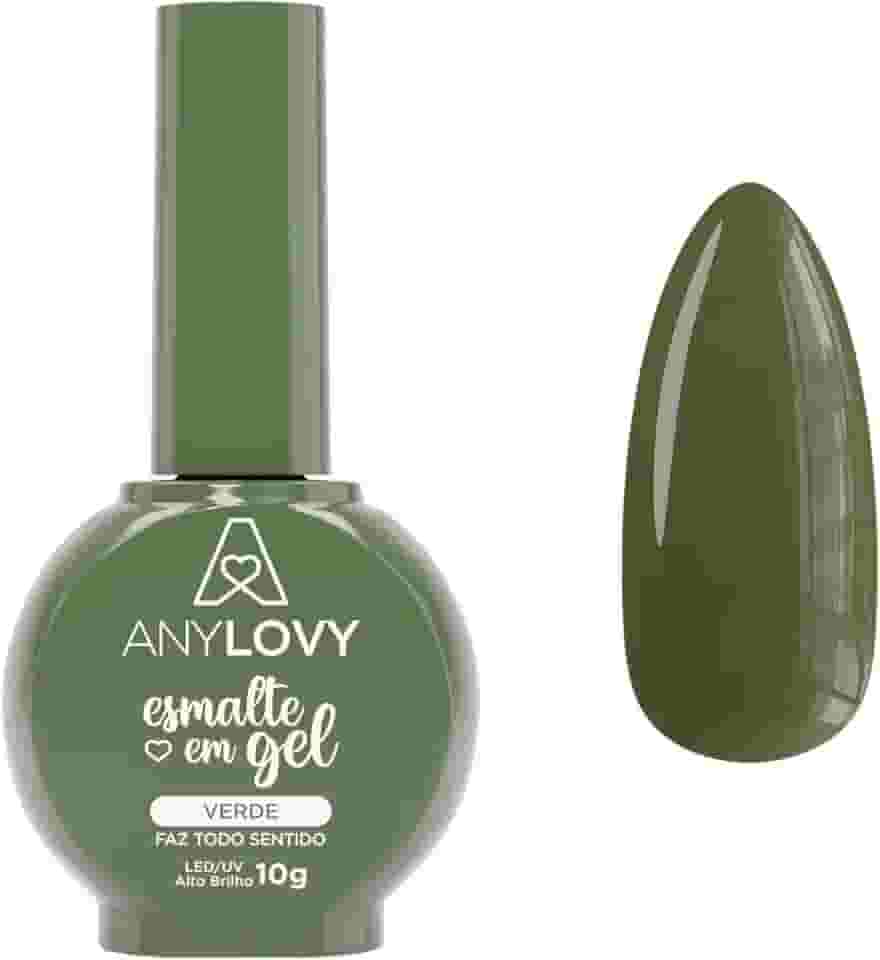 Esmalte em Gel Anylovy Verde Faz Todo Sentido 10g – Um Toque de Energia nas Suas Unhas