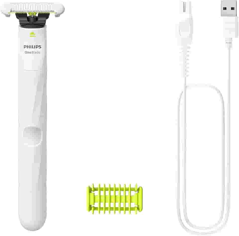 Aparador de Pelos Íntimo Philips OneBlade Intimate QP1924/10 À prova d'água - Bivolt