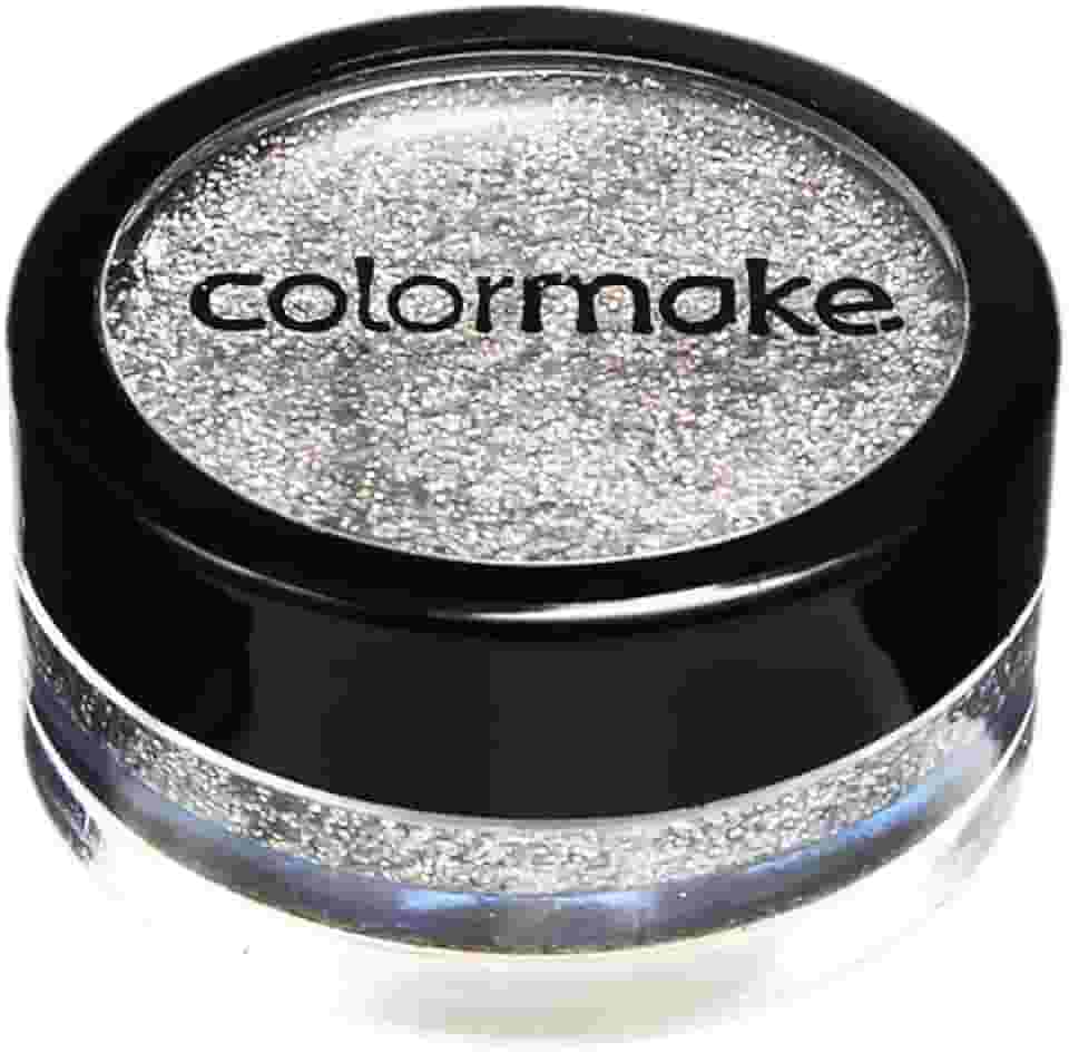Glitter Cremoso Pote 5G Prata Holografico, Colormake