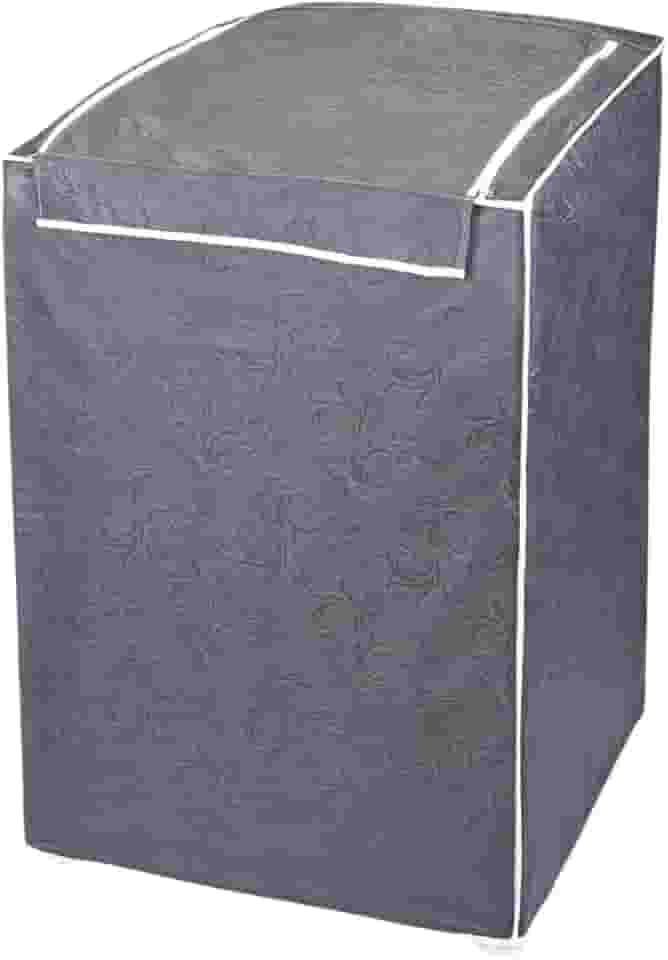 "Capa Para Maquina De Lavar Brastemp Eletrolux Consul 12Kg 13Kg 14Kg 15Kg 16Kg 17Kg Impermeável Flanelada Com Zíper Proteção UV Material Super Resistente E Perolizado de Alta Qualidade" (Cinza)