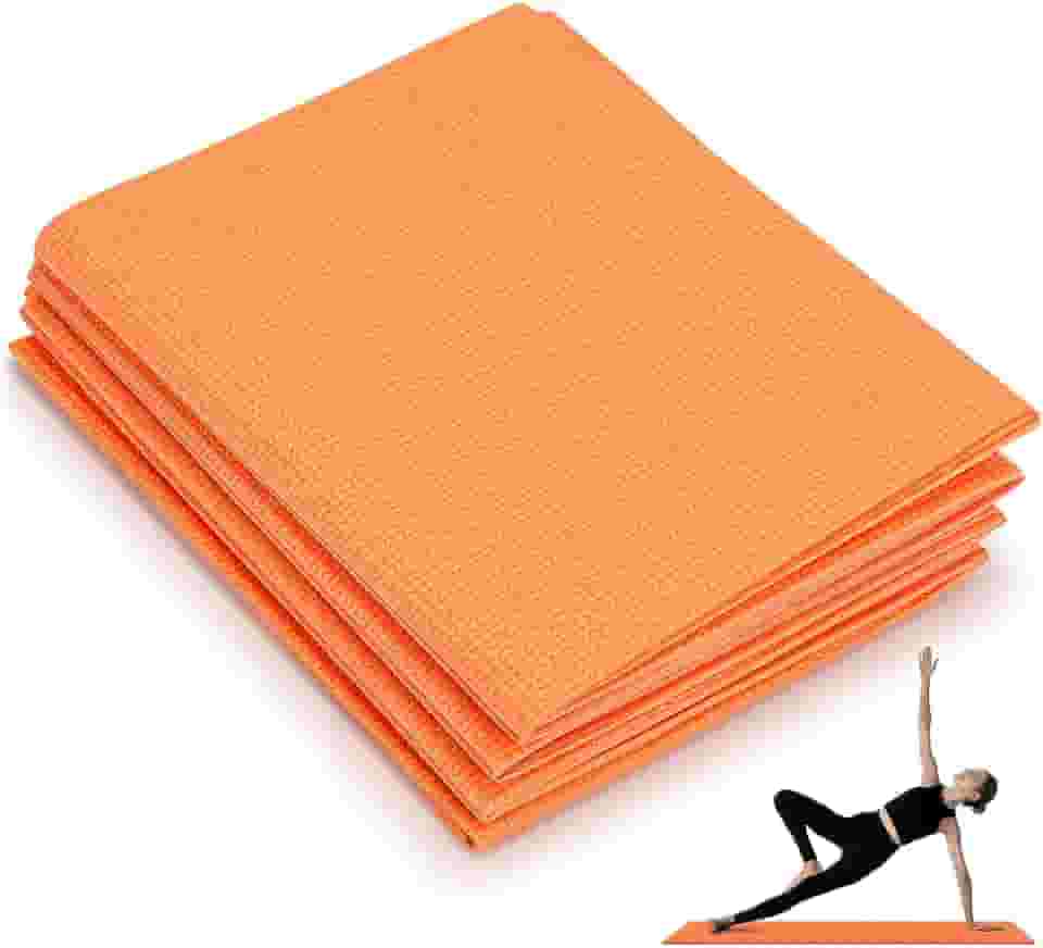 Tapete dobrável para ioga e pilates, dobrável