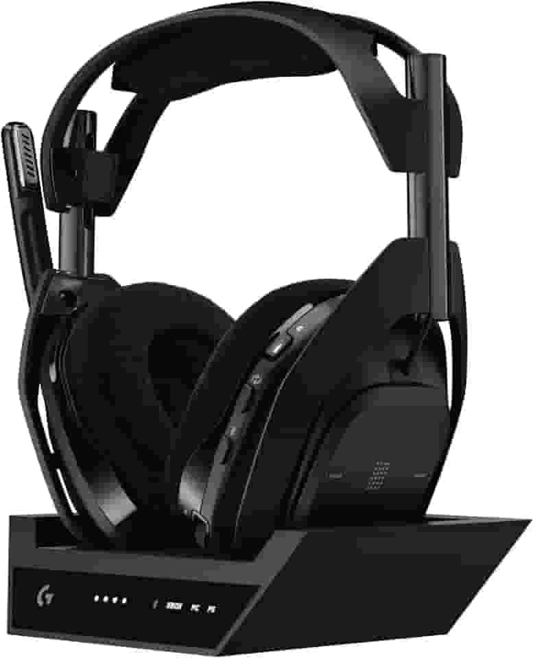 Headset Gamer Sem Fio Logitech G Astro A50 X LIGHTSPEED + Base Station, Com Conexão Bluetooth e HDMI 2.1 Passthru, Tecnologia PLAYSYNC, Compatível Com Xbox Series X|S, PlayStation, PC/Mac - Preto