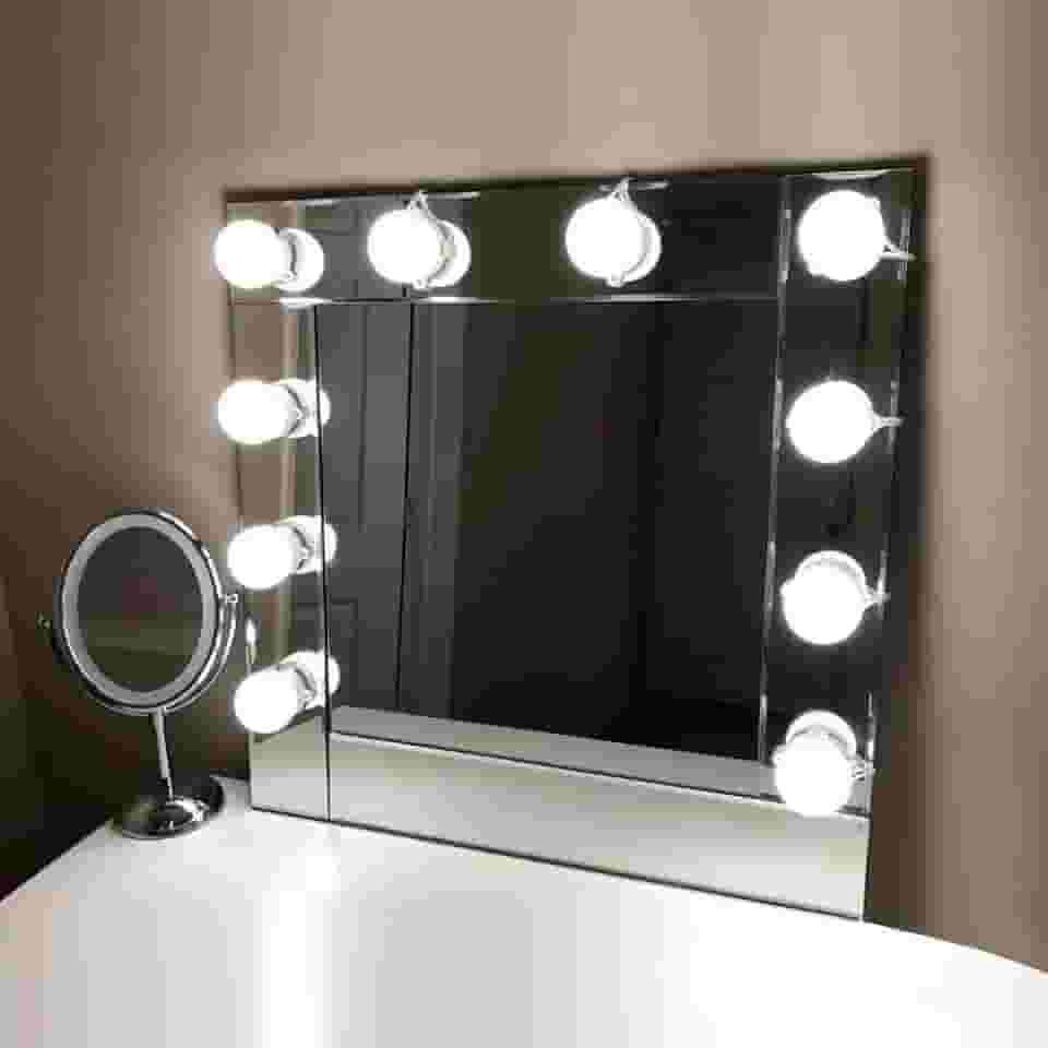 10 Lâmpadas Led USB Estilo Camarim Para Espelhos e Penteadeiras