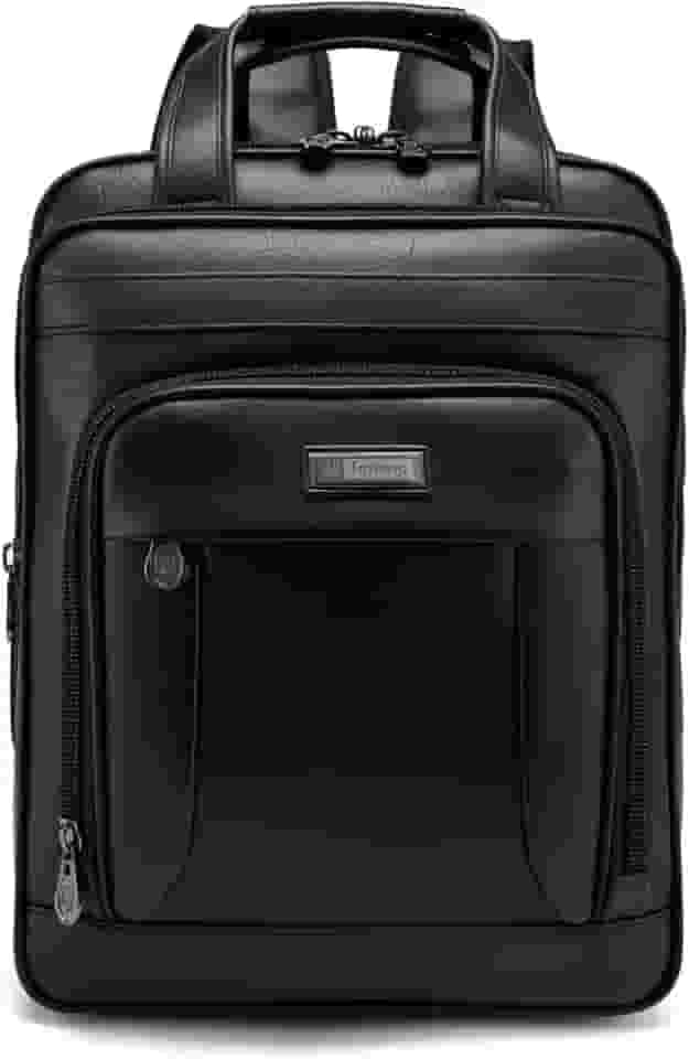 Bolsa Notebook Executiva Preta Pasta Mochila Elegante Couro