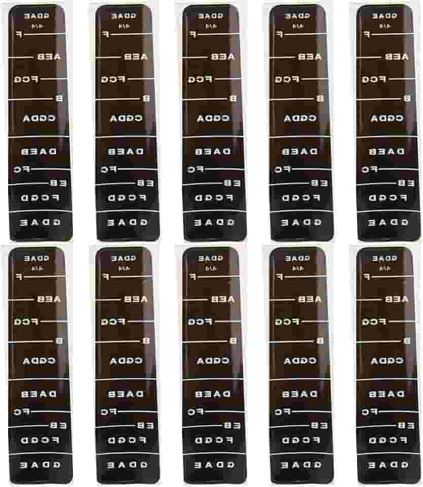 Acessórios para Violino Adesivo prático de violino alto para iniciantes em casa Aprender escola de violino (BC01 4/4 preto)