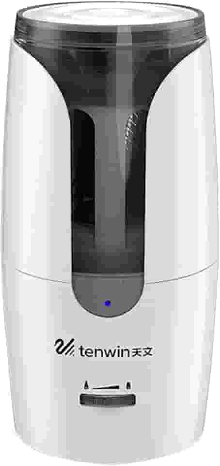 lifcasual Apontador de lápis elétrico automático Lâmina helicoidal de serviço pesado para afiar rapidamente Nitidez ajustável para lápis de 6-12 mm para estudantes Artistas, escolas, artigos de