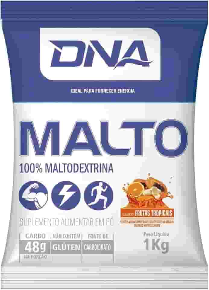 Malto Dextrina 1kg Sabor Frutas Tropicais - Dna Suplementos