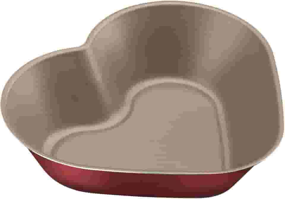 Tramontina 20075724 Forma para Bolo de Alumínio com Revestimento Interno Antiaderente, Vermelho, 24 cm