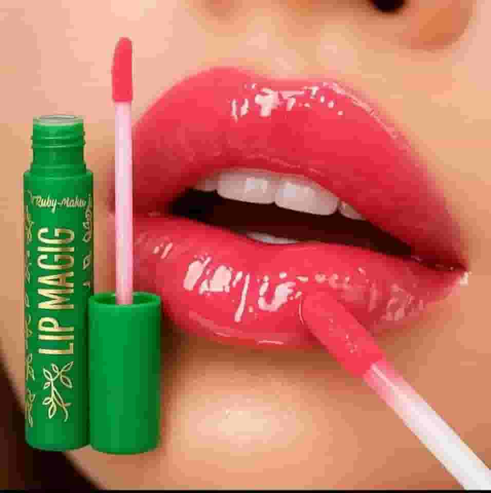 Lip Magic Batom Gloss Mágico 24 Horas Liquido Que Muda De Cor Nos Lábios