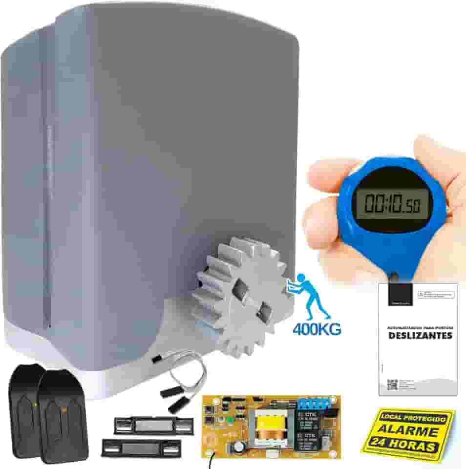 Motor Portão Eletrônico Deslizante Ppa Dz Rio 400 1/4 Rapido
