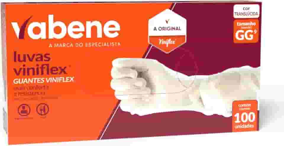 Luva Viniflex sem pó Tam. GG 100unidades, Vabene