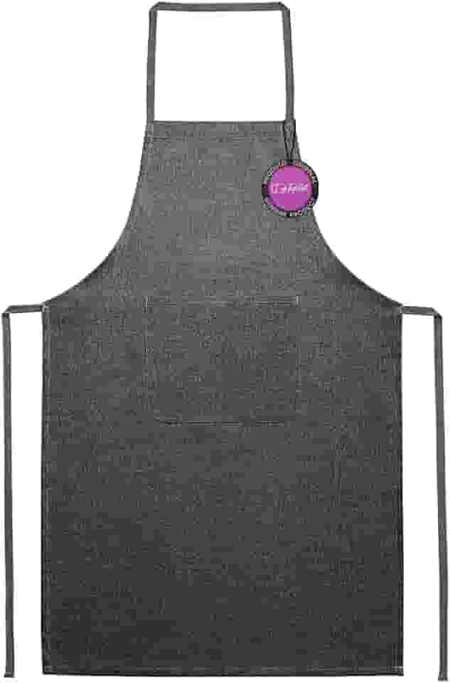 Avental em Algodão Reciclado Com Bolso Frontal Paris TopGet