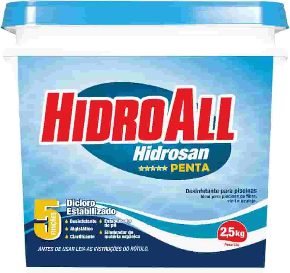 HidroAll Balde cloro granulado Hidrosan Penta 2,5 kg