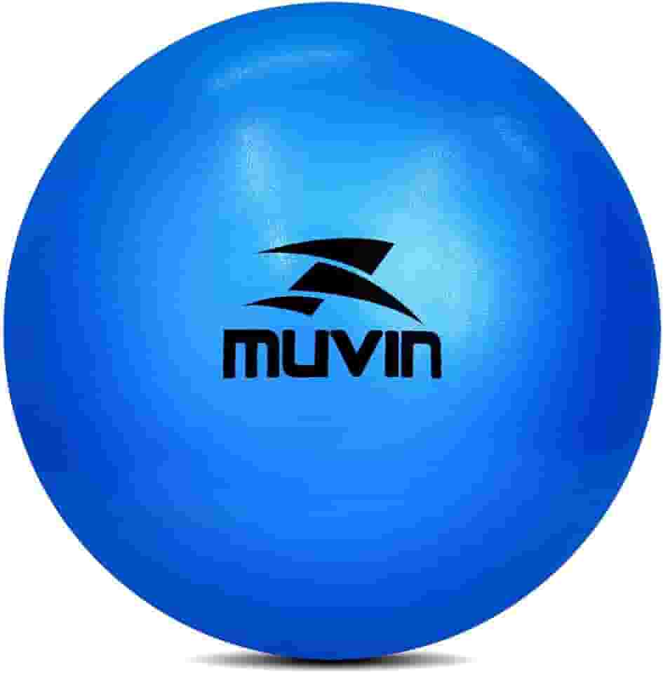 Bola de Pilates Overball Muvin – Tamanho 25cm - Soft Gym –– Com Bico Para Inflar – Ginástica – Pilates – Yoga – Fisioterapia – Treino Funcional – Fortalecimento – Tonificação –– Fácil Limpeza
