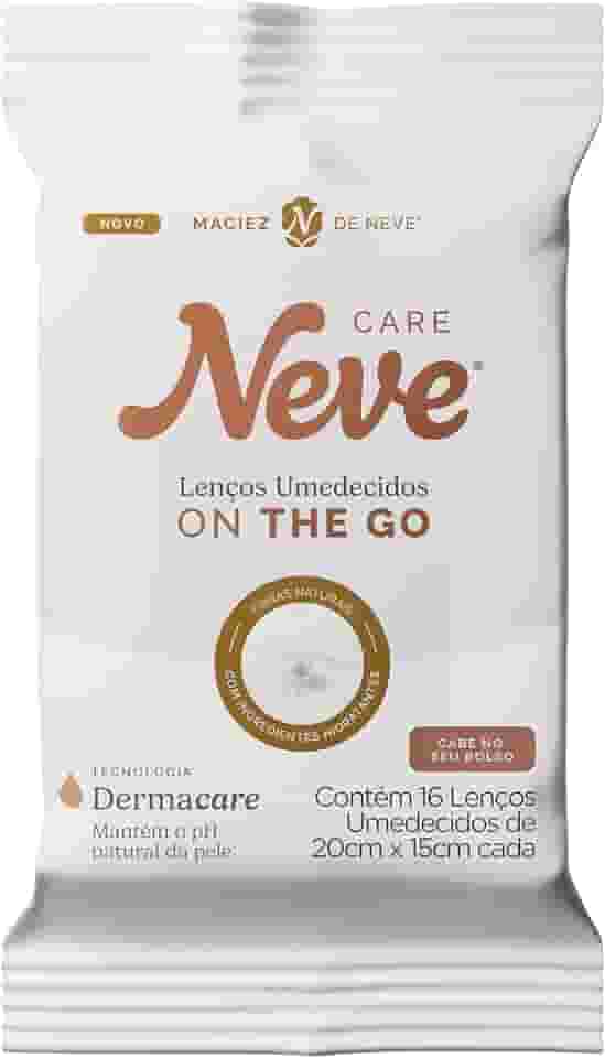 Lenço Umedecido Neve On The Go 16 unidades