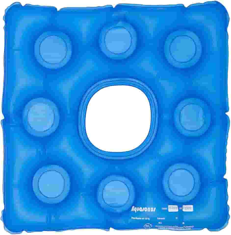 Almofada De Gel Quadrada Com Orifício Caixa De Ovo Anti-escaras - Aquasonus