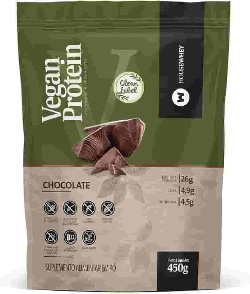 Housewhey Vegan Protein, Sabor Chocolate, 450g