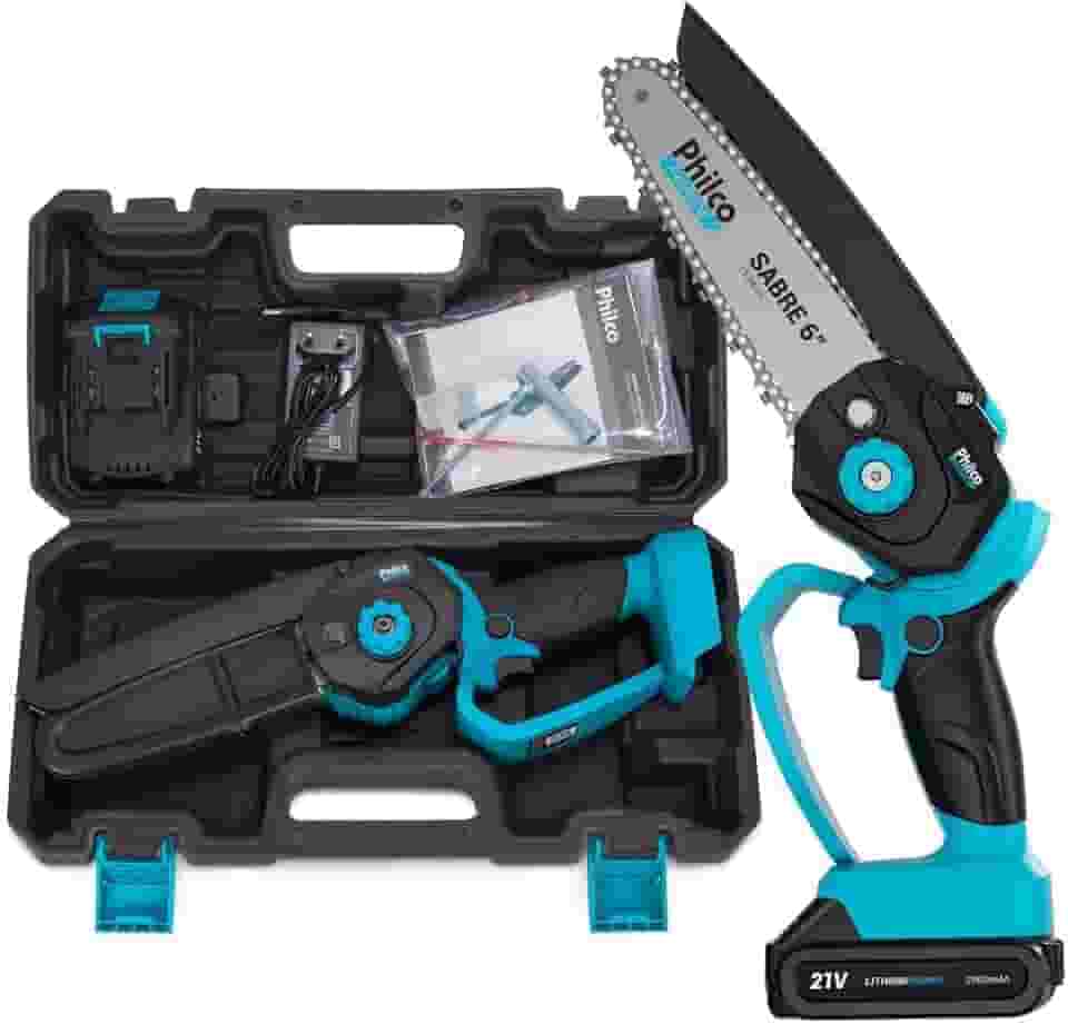 Mini Motosserra Philco Force 3000 RPM 7 Acessórios PMM216 Bivolt