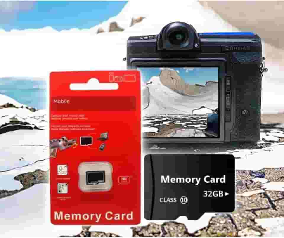 Cartão de Memória 8,16,32,64,128,256,512 GB Classe10 de Alta Velocidade com Adaptador Universal, Armazenamento Expansível para Dispositivos Móveis (16.0, GB)