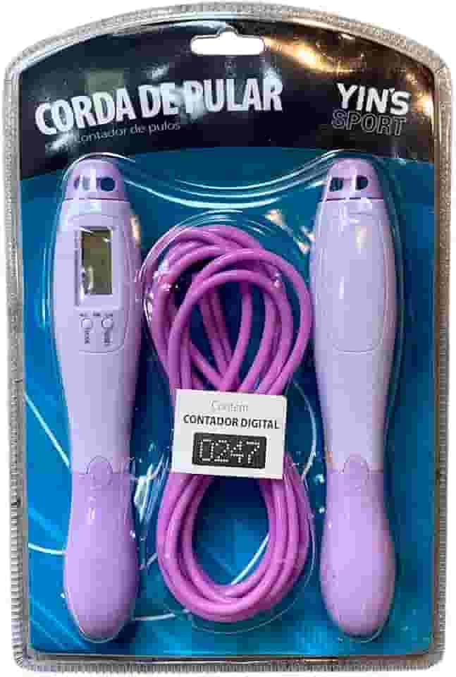 Corda Pular Conta Giro Digital Contador Resistente Rolamento