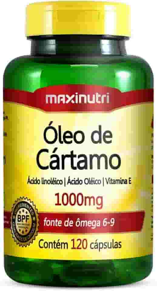 Óleo de Cártamo 1000mg - 120 Cáps., Maxinutri