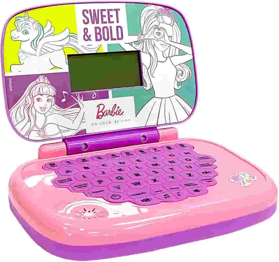 Candide, Laptop Infantil, Barbie, Brinquedo Educativo - Bilíngue