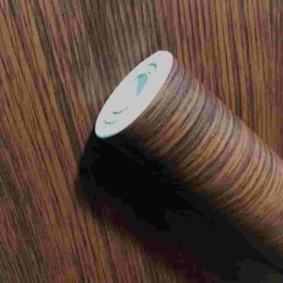 Genérico Papel de Parede Madeira Tabaco, 5m x 45cm, Autocolante para Móveis e Paredes