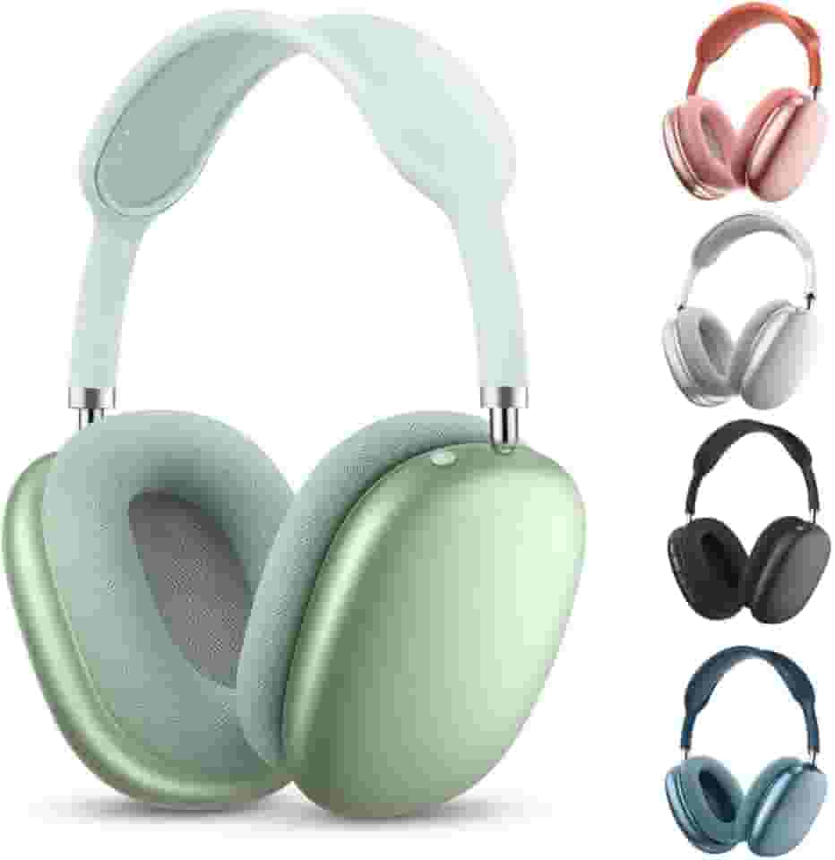 Fone Bluetooth Estéreo Sem Fio com Rádio FM, SD Card, Aux, Microfone Integrado e Controle de Volume – Headphone Over-Ear Dobrável com Som Hi-Fi (Verde)