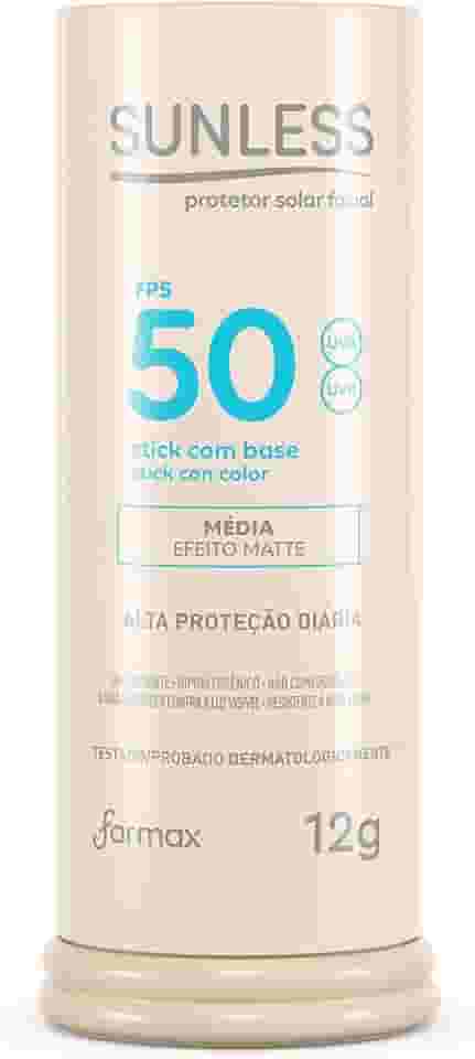 Farmax - Prot Solar Facial Sunless Farmax Stick 12G Fps50 Media