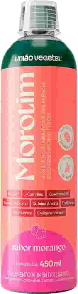 Morotim Termogênico Líquido a Base de Morosil Cafeína Carnitina coq10 beta alanina União Vegetal (Morango)