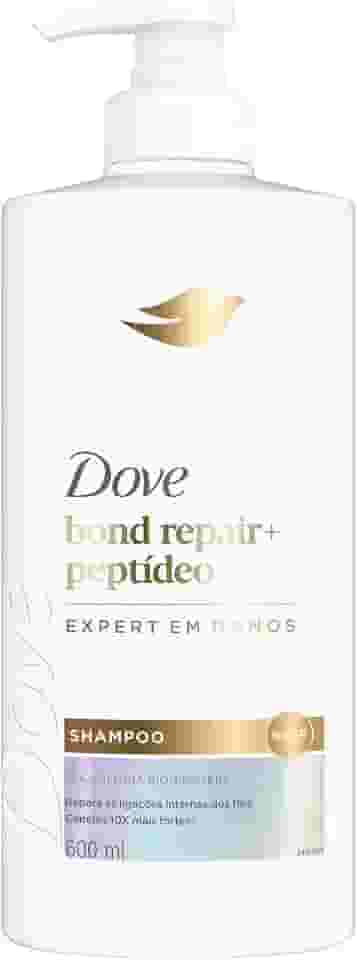 Dove Shampoo Bond Intense Repair + Peptídeo 600ml Pump