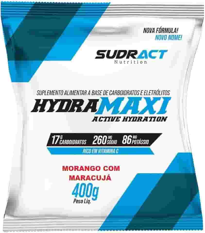 Sudract Hydramaxi Isotônico Em Pó - 400G Refil Morango Com Maracujá - Nutrition