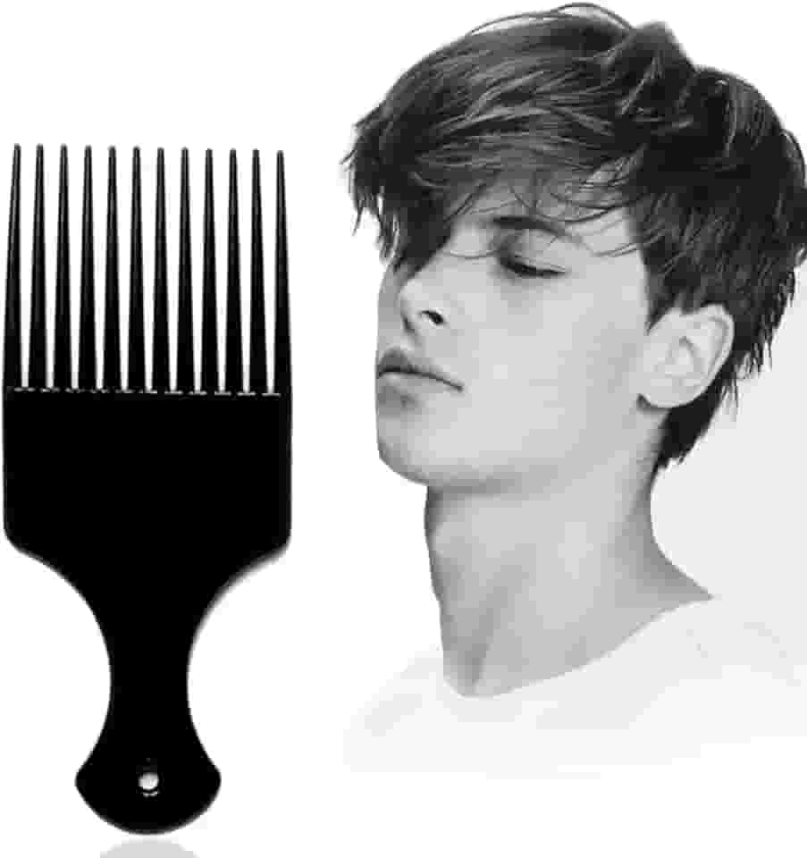3 peças de pente de cabelo masculino retrô, pente penteado, adequado para coloração de cabelo e tratamento com óleo quente.