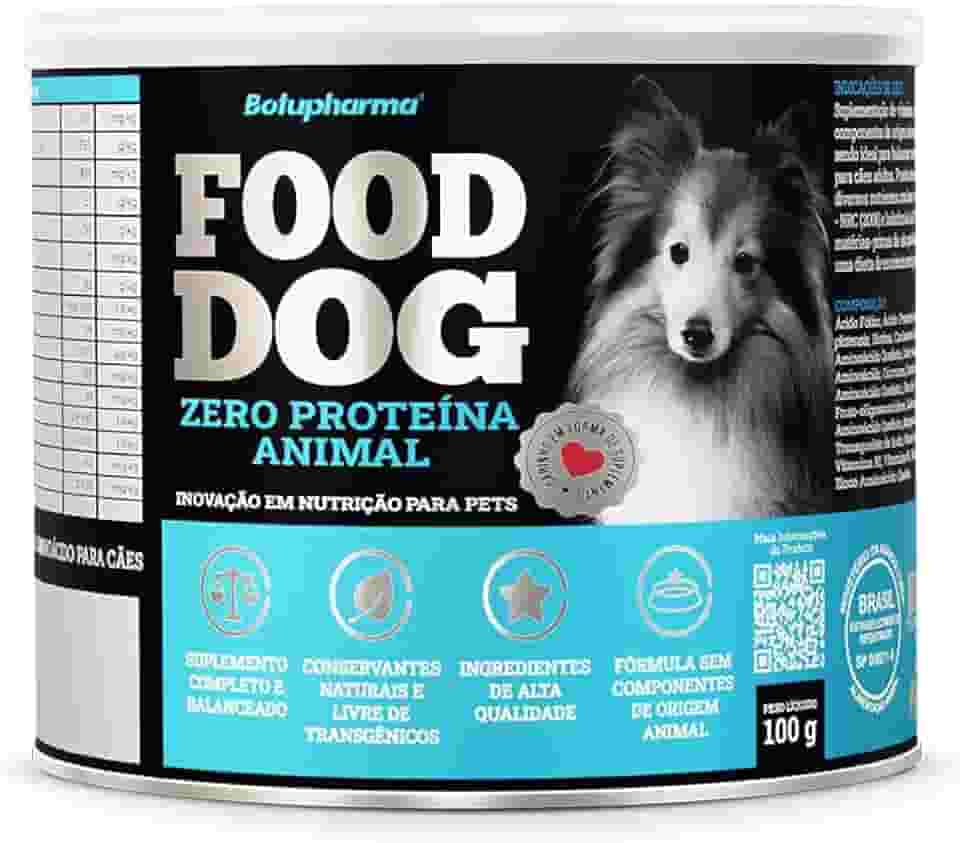 Suplemento FOOD DOG ZERO PROTEINA ANIMAL 100G-Botupharma