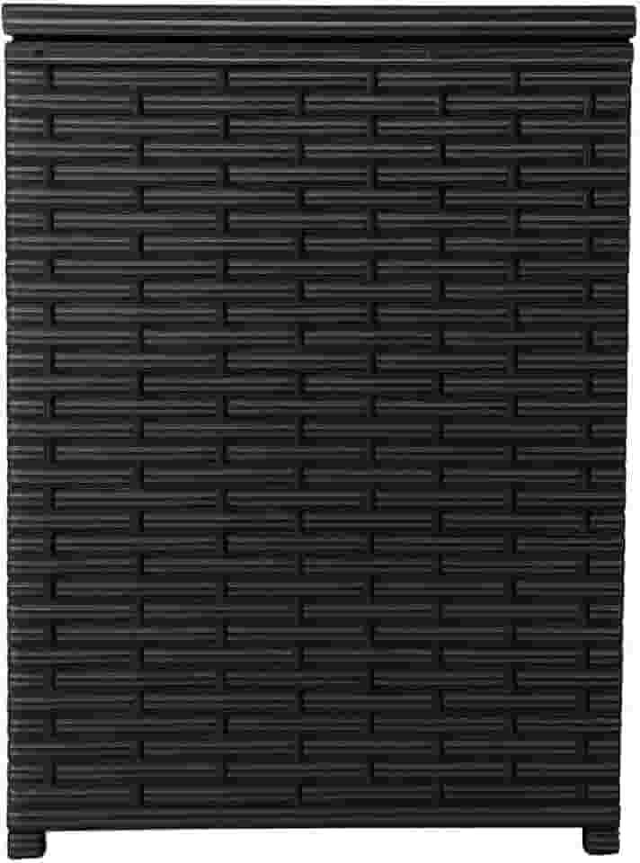 Cesto para Roupa Suja em Fibra Sintética Moderno - 70 litros 42x33x60 cm (Argila)