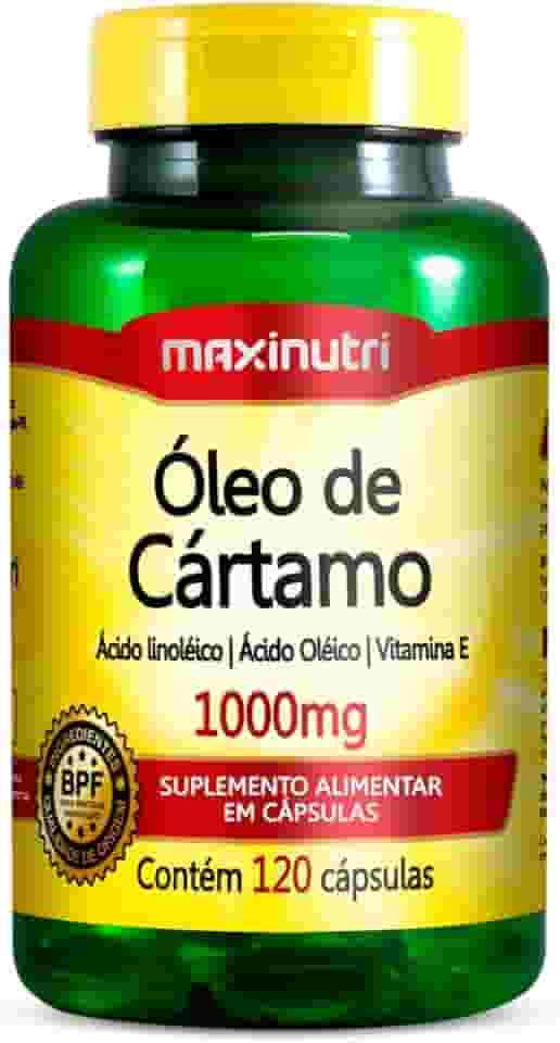 Óleo de Cártamo 1000mg - 120 Cáps., Maxinutri