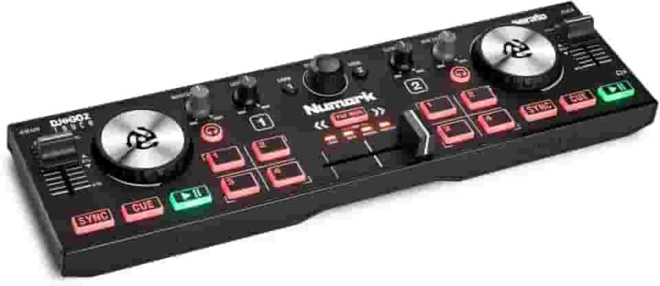Controlador Numark DJ2GO2 Touch, preto
