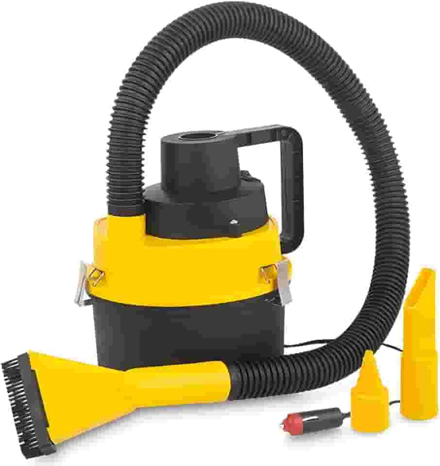 Aspirador de Pó Automotivo, 12V, 90W, Portátil, Sucção para Líquido e Sólido