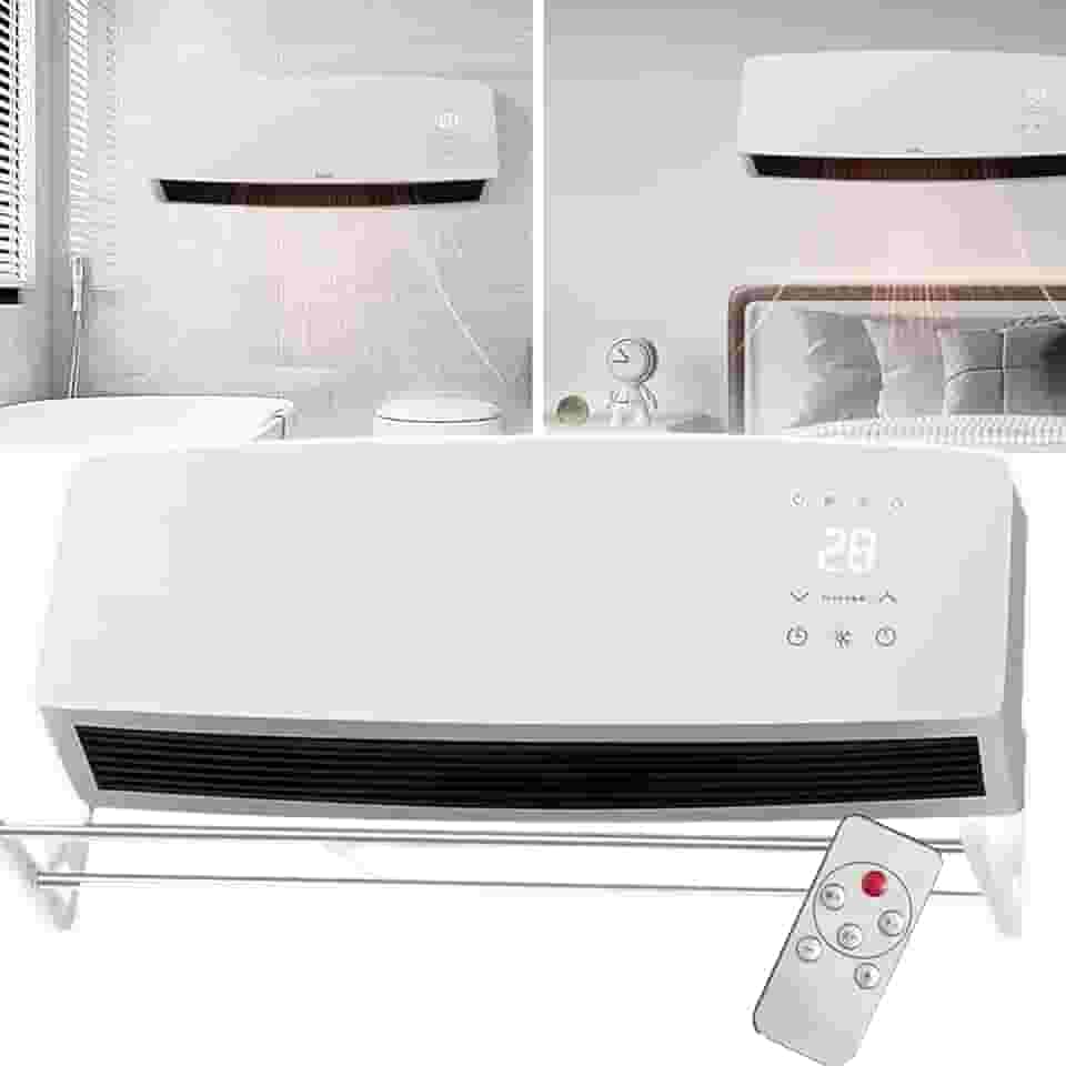 Ar Condicionado Portátil 1800W Aquecimento e Resfriamento Controle Remoto e Toque