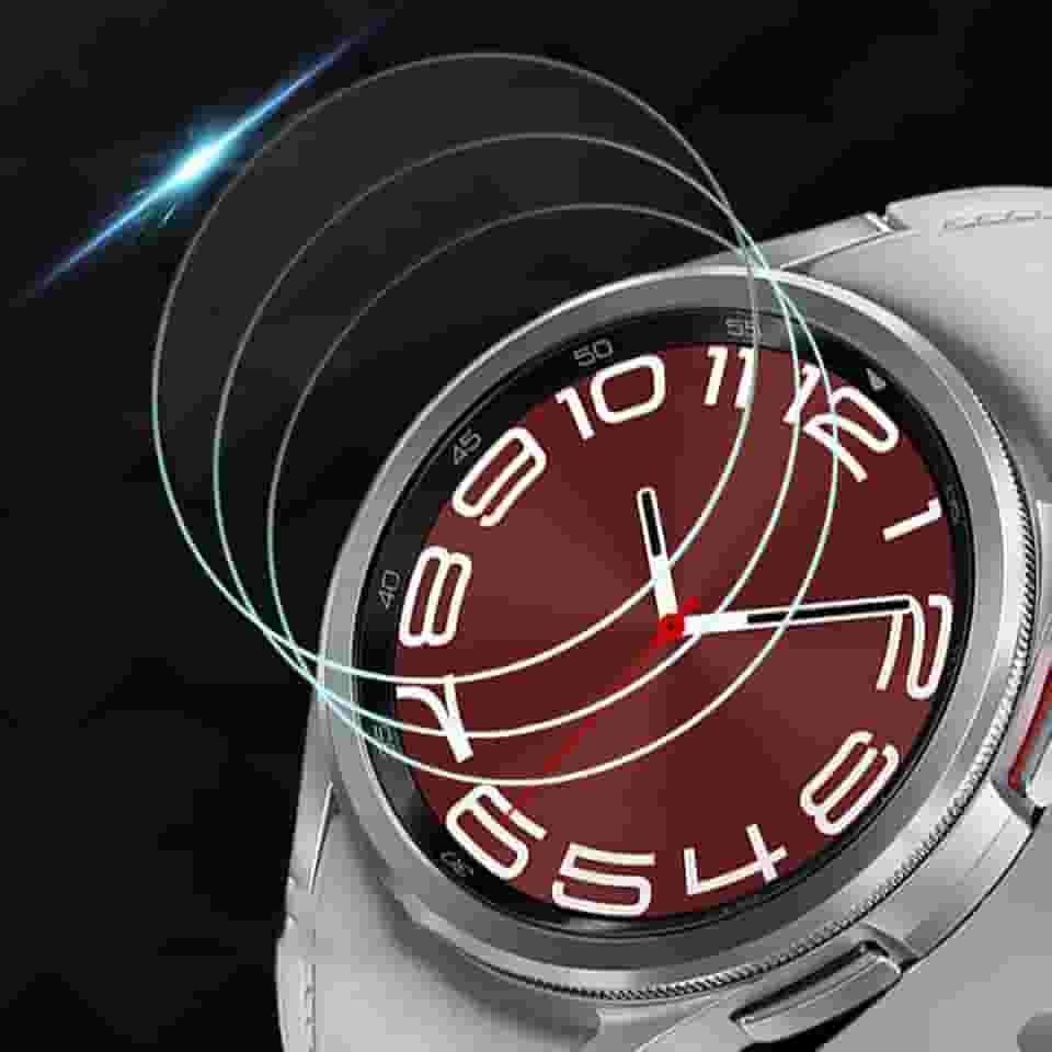 1 película transparente HD de vidro temperado para Samsung Galaxy Watch 6 de 44 mm
