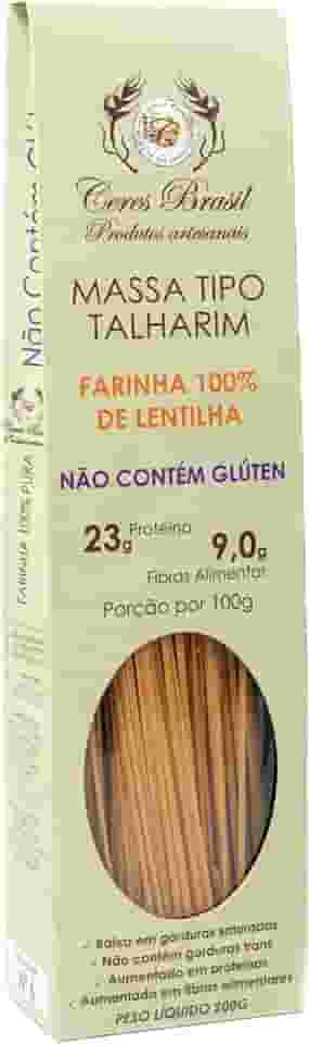 Macarrão Talharim de Lentilha Verde Sem Glúten Ceres 200g