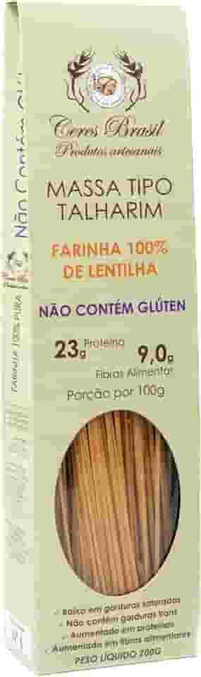 Macarrão Talharim de Lentilha Verde Sem Glúten Ceres 200g
