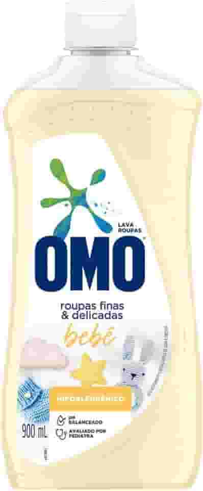 OMO Sabão Líquido Roupas Finas E Delicadas Bebê 900Ml
