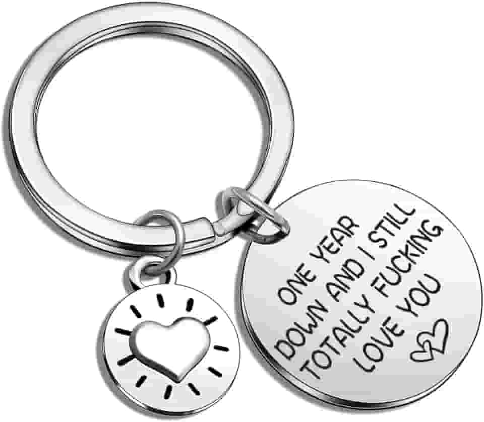 Chaveiro de namorada presentes românticos para ela ele presentes de dia do cônjuge para esposa joias chaveiro noiva para ser