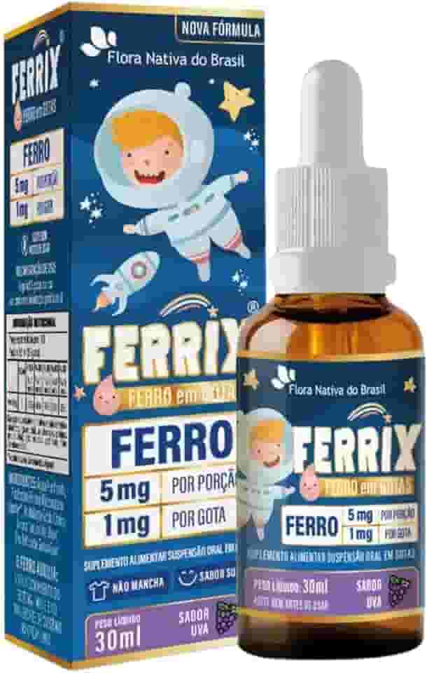 FERRIX (Ferro infantil) 30ml - Flora Nativa (Único, Uva)